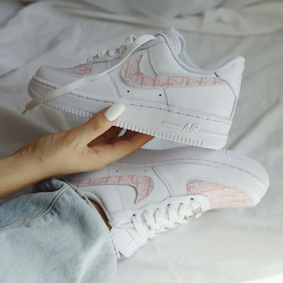 custom nike air force dior